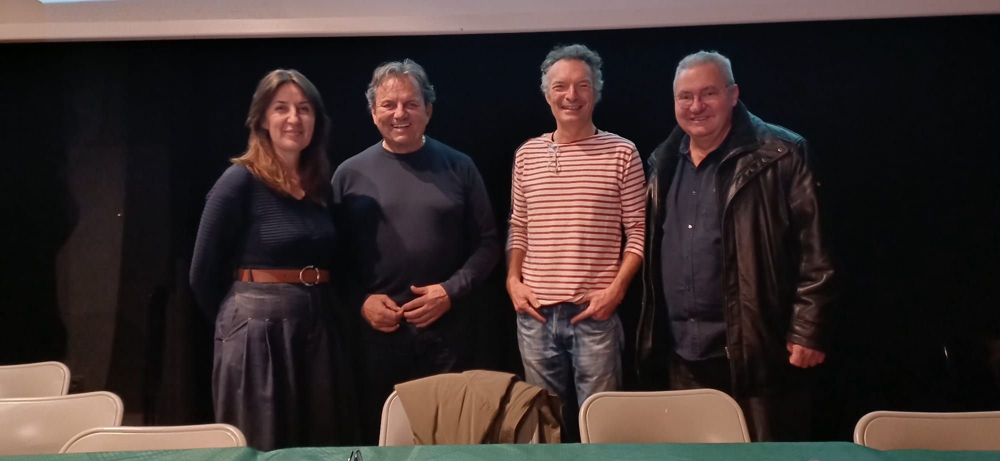 Le Directeur CHIFFOLLEAU avec Francis MOYA, Elena IFRAH et Yvan BERRETTONI