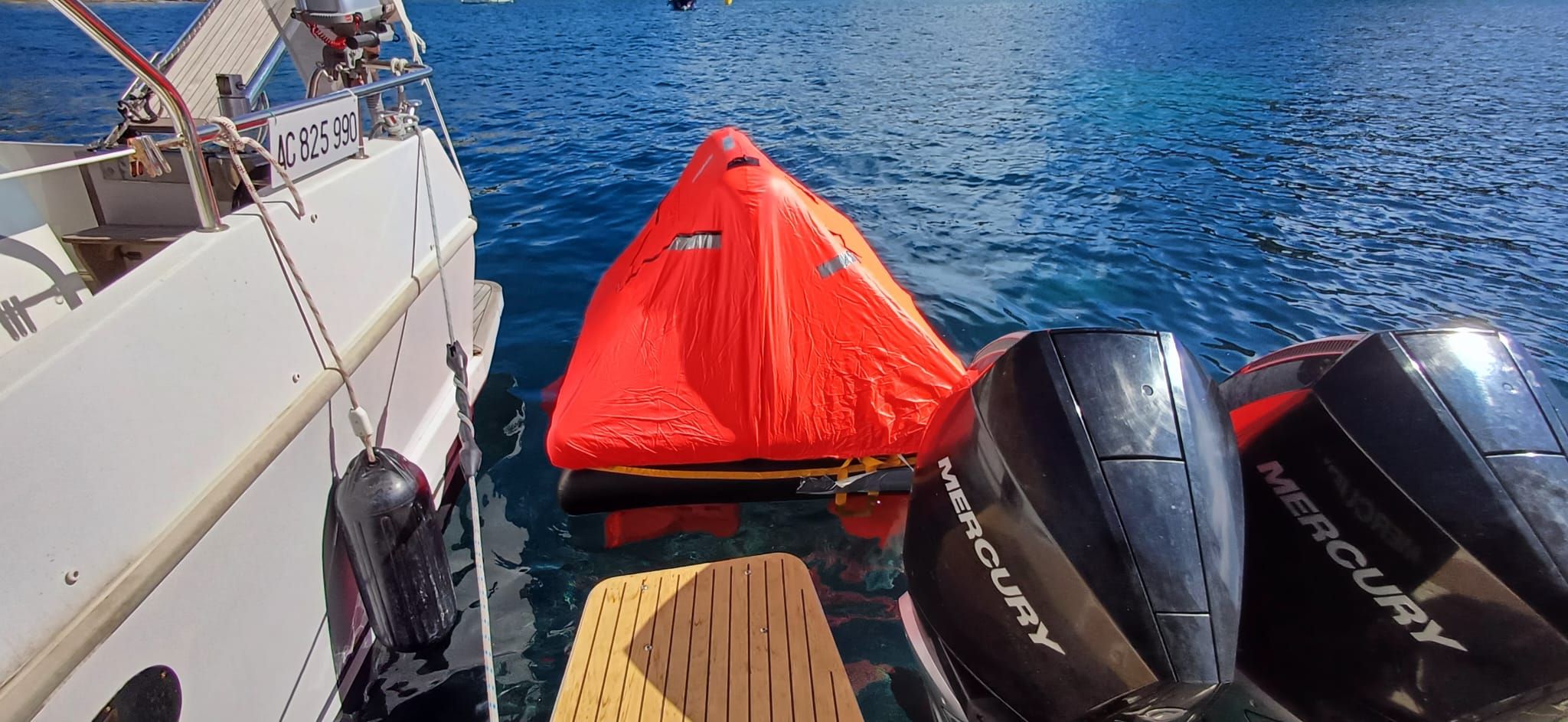 La survie s'est gonflée et déployée comme prévu