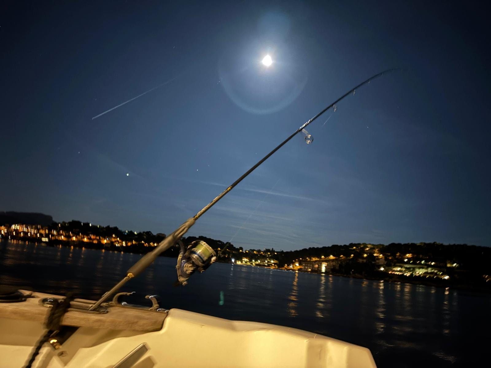 La lune était au rendez-vous de cette magnifique soirée